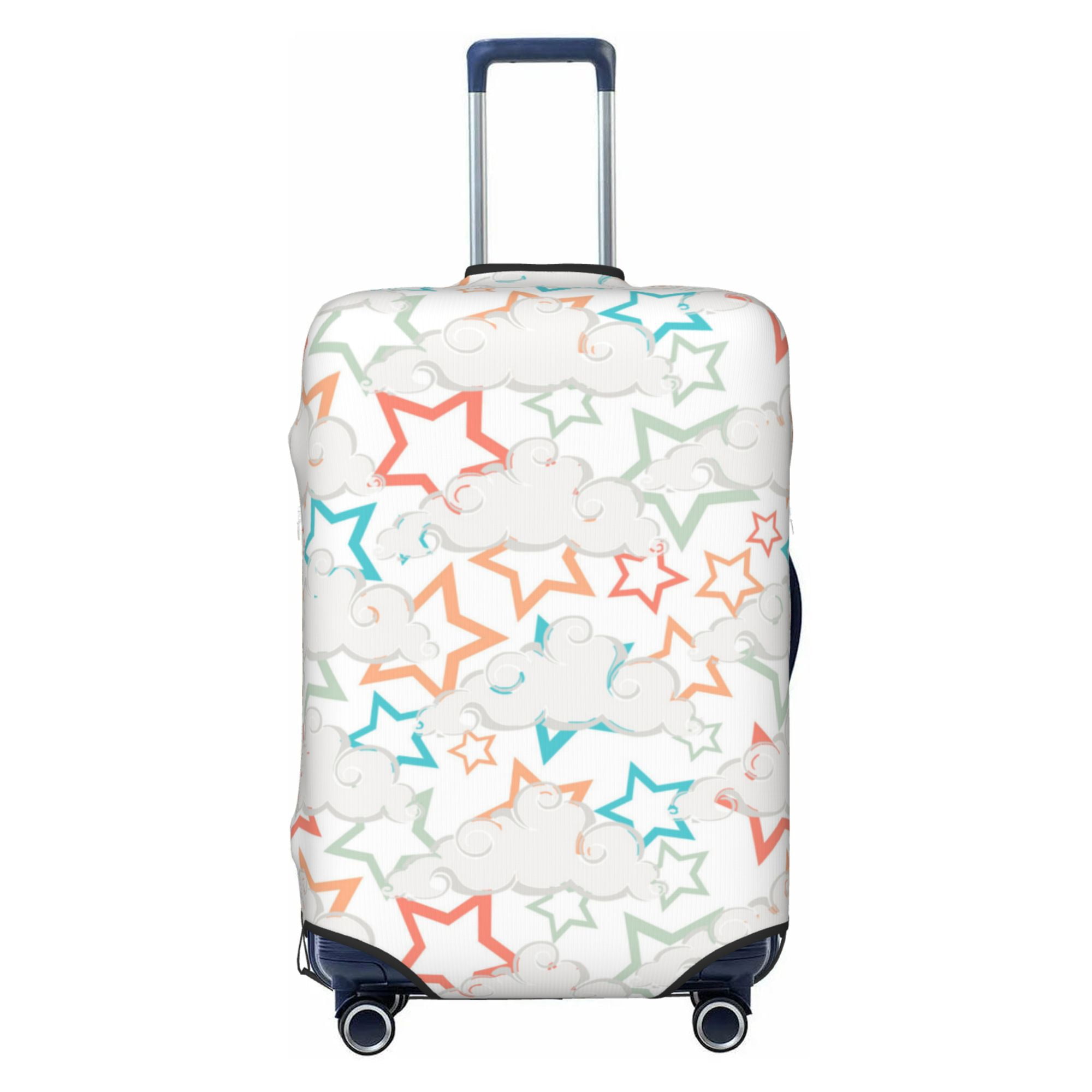 YFYANG Polyester Elastic Luggage Cover, Star and Cloud Pattern Travel