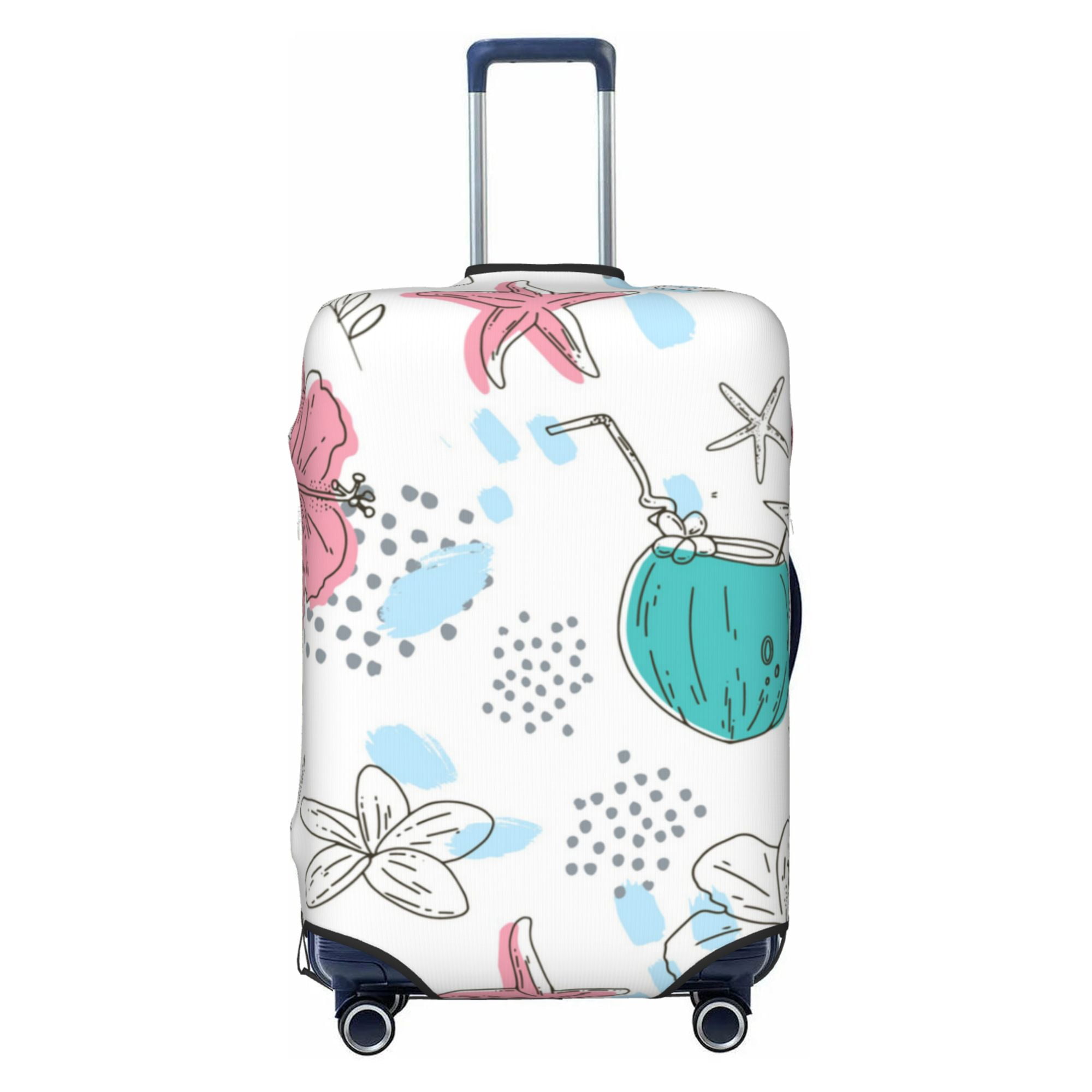 YFYANG Polyester Elastic Luggage Cover, Summer Beach Pattern Travel ...