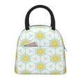 thumbnail image 1 of YFYANG Portable Waterproof Insulated Lunch Bag, Abstract Geometric Floral Pattern Reusable Cooler Bag / Picnic Bag for Adults Teens, 1 of 9