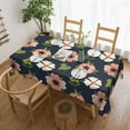 thumbnail image 1 of YFYANG Rectangular Polyester Table Cloth Decorative Floral Patterns Table Cover for Indoor Outdoor Kitchen Restaurant Table Decoration Tablecloths，54" X 72", 1 of 9