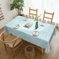 thumbnail image 1 of YFYANG Rectangular Polyester Table Cloth Green Ocean Pattern Table Cover for Indoor Outdoor Kitchen Restaurant Table Decoration Tablecloths，54" X 72", 1 of 9