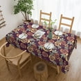 thumbnail image 1 of YFYANG Rectangular Polyester Table Cloth Vintage Rose Pattern Table Cover for Indoor Outdoor Kitchen Restaurant Table Decoration Tablecloths，54" X 72", 1 of 9