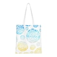 thumbnail image 1 of YFYANG Reusable Cotton Canvas Tote Shopping Bag, Abstract Geometric Line Pattern Washable Portable Grocery Bag for Daily Travel, 1 of 8