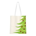 thumbnail image 1 of YFYANG Reusable Cotton Canvas Tote Shopping Bag, Green Christmas Tree Decoration Washable Portable Grocery Bag for Daily Travel, 1 of 8