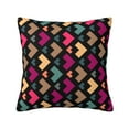 thumbnail image 1 of YFYANG Square Decorative Throw Pillow Case (Without Pillow Insert), Abstract Polygon Pattern Bedroom Sofa Car Cushion Cover, 22"x22", 1 of 9