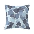 thumbnail image 1 of YFYANG Square Decorative Throw Pillow Case (Without Pillow Insert), Blue Abstract Geometry Bedroom Sofa Car Cushion Cover, 26"x26", 1 of 9