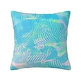 thumbnail image 1 of YFYANG Square Decorative Throw Pillow Case (Without Pillow Insert), Green Abstract Texture Bedroom Sofa Car Cushion Cover, 22"x22", 1 of 9