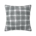 thumbnail image 1 of YFYANG Square Decorative Throw Pillow Case (Without Pillow Insert), Grey Abstract Watercolor Plaid Bedroom Sofa Car Cushion Cover, 24"x24", 1 of 9