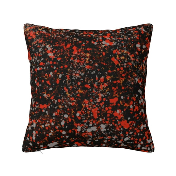 YFYANG Square Decorative Throw Pillow Case (Without Pillow Insert), Ink Splash Art Bedroom Sofa Car Cushion Cover, 20"x20"