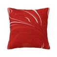 thumbnail image 1 of YFYANG Square Decorative Throw Pillow Case (Without Pillow Insert), Red Marble Texture Bedroom Sofa Car Cushion Cover, 20"x20", 1 of 9