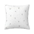 thumbnail image 1 of YFYANG Square Decorative Throw Pillow Case (Without Pillow Insert), Simple Flower Pattern Bedroom Sofa Car Cushion Cover, 26"x26", 1 of 9