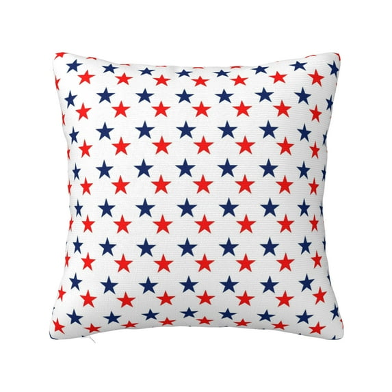YFYANG Square Decorative Throw Pillow Case (Without Pillow Insert), Star Pattern Bedroom Sofa Car Cushion Cover, 18"x18"