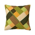 thumbnail image 1 of YFYANG Square Decorative Throw Pillow Case (Without Pillow Insert), Vintage Abstract Stripe Graffiti Bedroom Sofa Car Cushion Cover, 12"x12", 1 of 9