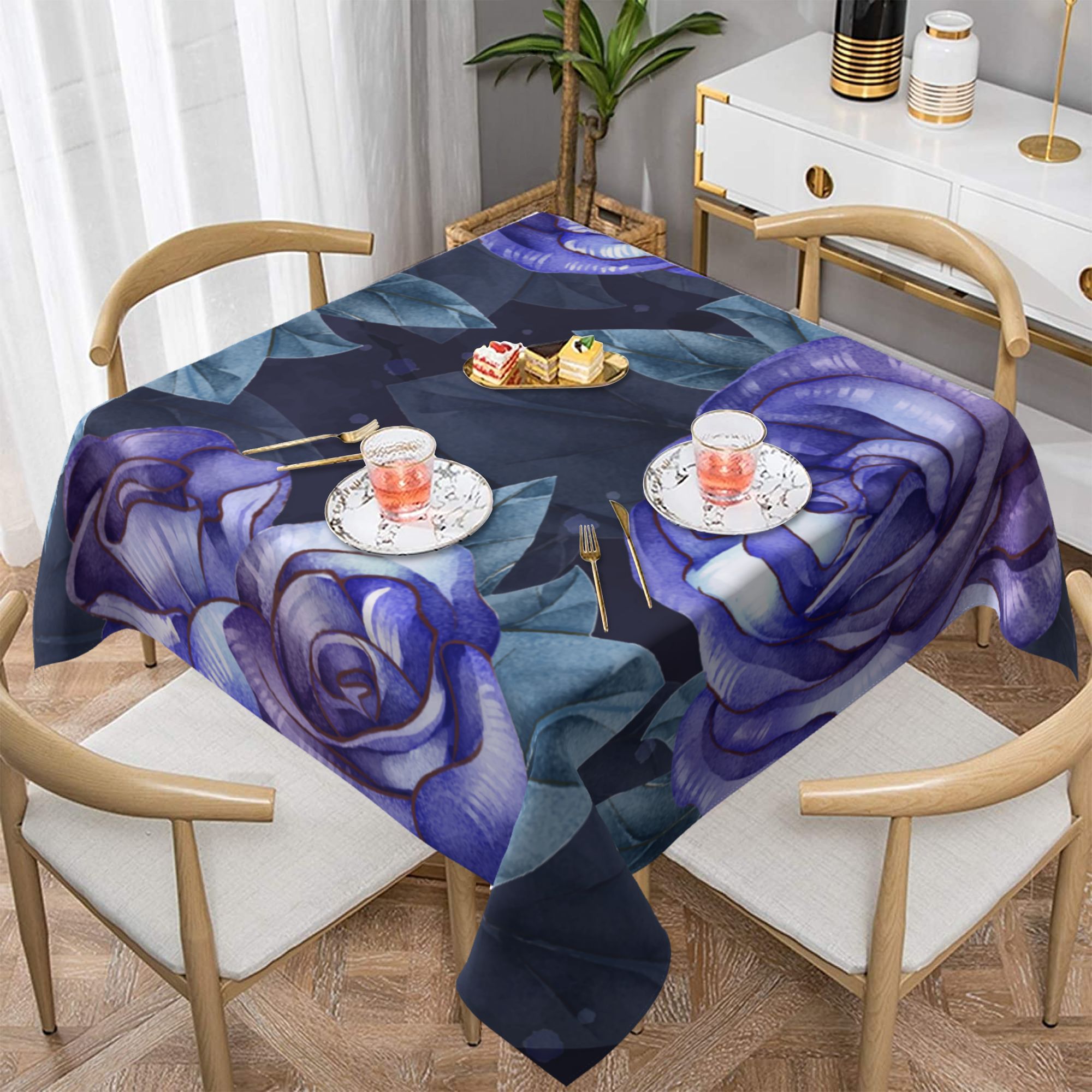 YFYANG Square Polyester Table Cloth, 54