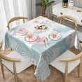thumbnail image 1 of YFYANG Square Polyester Table Cloth, 60" x 60" Reusable Table Cover Kitchen Dining Room Vintage Botanical Floral Patterns Decorative Tablecloths for Tables of 2-4 People, 1 of 8
