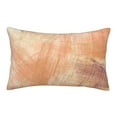thumbnail image 1 of YFYANG Super Soft Rectangular Plush Cushion Cover (Without Pillow Insert), Orange Vintage Texture Comfort and Non-Pilling Hidden Zip Bedroom Sofa Pillowcases, 14"x20", 1 of 9