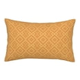 thumbnail image 1 of YFYANG Super Soft Rectangular Plush Cushion Cover (Without Pillow Insert), Yellow Abstract Geometry Comfort and Non-Pilling Hidden Zip Bedroom Sofa Pillowcases, 16"x24", 1 of 9
