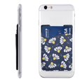 thumbnail image 1 of YFYANG Universal Adhesive Cell Phone Card Holder, Lovely Blue Daisy Flowers Leather Cell Phone Wallet Sticker, 1 of 6