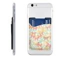 thumbnail image 1 of YFYANG Universal Adhesive Cell Phone Card Holder, Pastel Butterfly Pattern Leather Cell Phone Wallet Sticker, 1 of 6