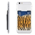 thumbnail image 1 of YFYANG Universal Adhesive Cell Phone Card Holder, Tiger Stripes Leather Cell Phone Wallet Sticker, 1 of 6