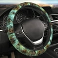 thumbnail image 1 of YFYANG Universal Elastic Abstract Line Texture Car Steering Wheel Cover, Non-Slip Sweat Absorbent, 1 of 8