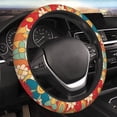 thumbnail image 1 of YFYANG Universal Elastic Vintage Abstract Floral Car Steering Wheel Cover, Non-Slip Sweat Absorbent, 1 of 8