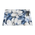 thumbnail image 1 of YFYANG Washable Heat-Resistant Placemats, 70% PVC/30% Polyester, Magnolia Flower Pattern Kitchen Table Mat, 12" x 18" 4 Pcs, 1 of 6
