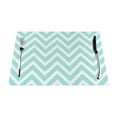 thumbnail image 1 of YFYANG Washable Heat-Resistant Placemats, 70% PVC/30% Polyester, Zigzag Chevron Pattern Kitchen Table Mat, 12" x 18" 4 Piece, 1 of 6