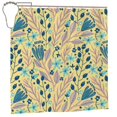 thumbnail image 1 of YFYANG Waterproof Bathroom Shower Curtain, Flowering Plant Art Pattern Shower Curtain Set with Hooks, Home Bathroom Tub Decor - 72 "x72", Iron Hooks, 1 of 6