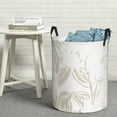 thumbnail image 1 of YFYANG Waterproof Laundry Hamper, Plant Floral Textures Laundry Basket Oxford Fabric with Handle Foldable, M, 1 of 8