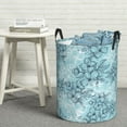 thumbnail image 1 of YFYANG Waterproof Laundry Hamper, Retro Floral Texture Pattern Laundry Basket Oxford Fabric with Handle Foldable, M, 1 of 8