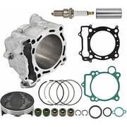 YFZ450 YFZ 450 121 Piston 95mm Stock Bore Cylinder Top End Rebuild Kit Compatible with Yamaha YFZ450 2003-2014 5TA-11311-12-00