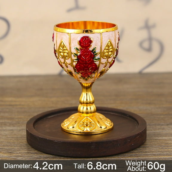 YFind 1pcs 30ML Vintage Wine Chalice Goblet Royal Wine Cups King Arthur Creative Style Cup Renaissance Medieval Gifts,B