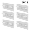 thumbnail image 1 of YFind 2/6/10Pcs Shelf Support Adhesive Pegs Punch Free Cabinet Closet Partition Bracket Kitchen Bathroom Triangular Support Clips Wall,6pcs, 1 of 4