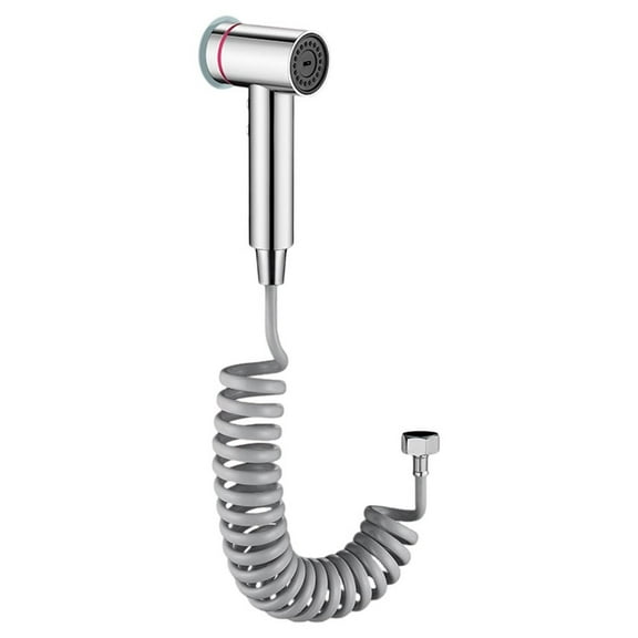 YFind Bidet Toilet Sprayer Set Spray Water Bathroom Handheld Bidet Sprayer Toilet Used for Personal Hygiene and Pet Bathing,silver