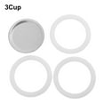 thumbnail image 1 of YFind Filter for Espresso Moka Pot Accessories Coffee Pot Octagonal Aluminum Moka Pot Kitchen Supplies 3 Sealing Rubber Rings 1 Filter,3 cup, 1 of 9