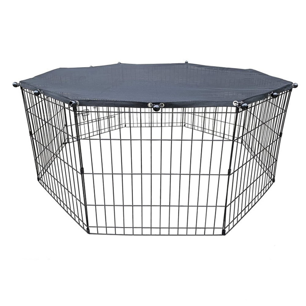 YFind Puppy Fence Top Pad Pet Playpen Cover Black Octagonal W24inch High Quality