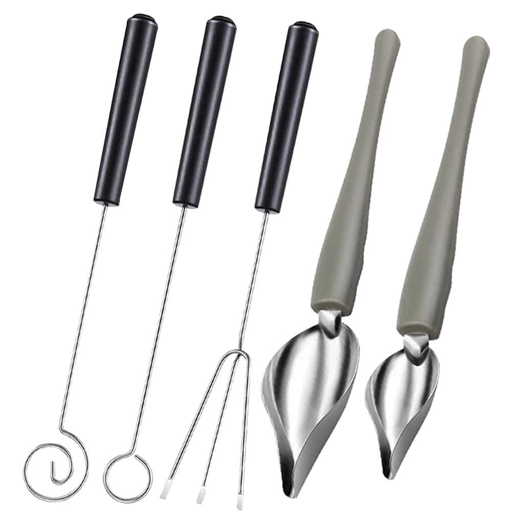 YFind Stainless Steel Candy Dipping Tools Chocolate Dipping fork Spoons Set