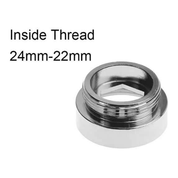 YFind Tap Aerator Connector Brass Faucet Adapter Outside Thread Water Saving Joint Adaptor Bathroom Kitchen Hardware Accessories,Inside Thread 24mm-22mm