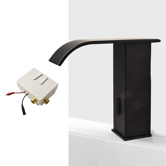 YFind intelligent Black Sensor Tap for Bathroom Basin with infrared Technology