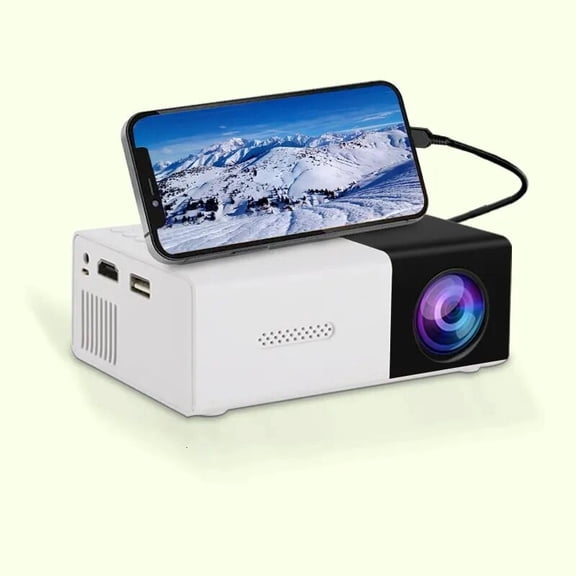 YG-300 Children's Version Mini Portable Projector Supports Power Bank Power Supply Multi-Port Home Theater Projector