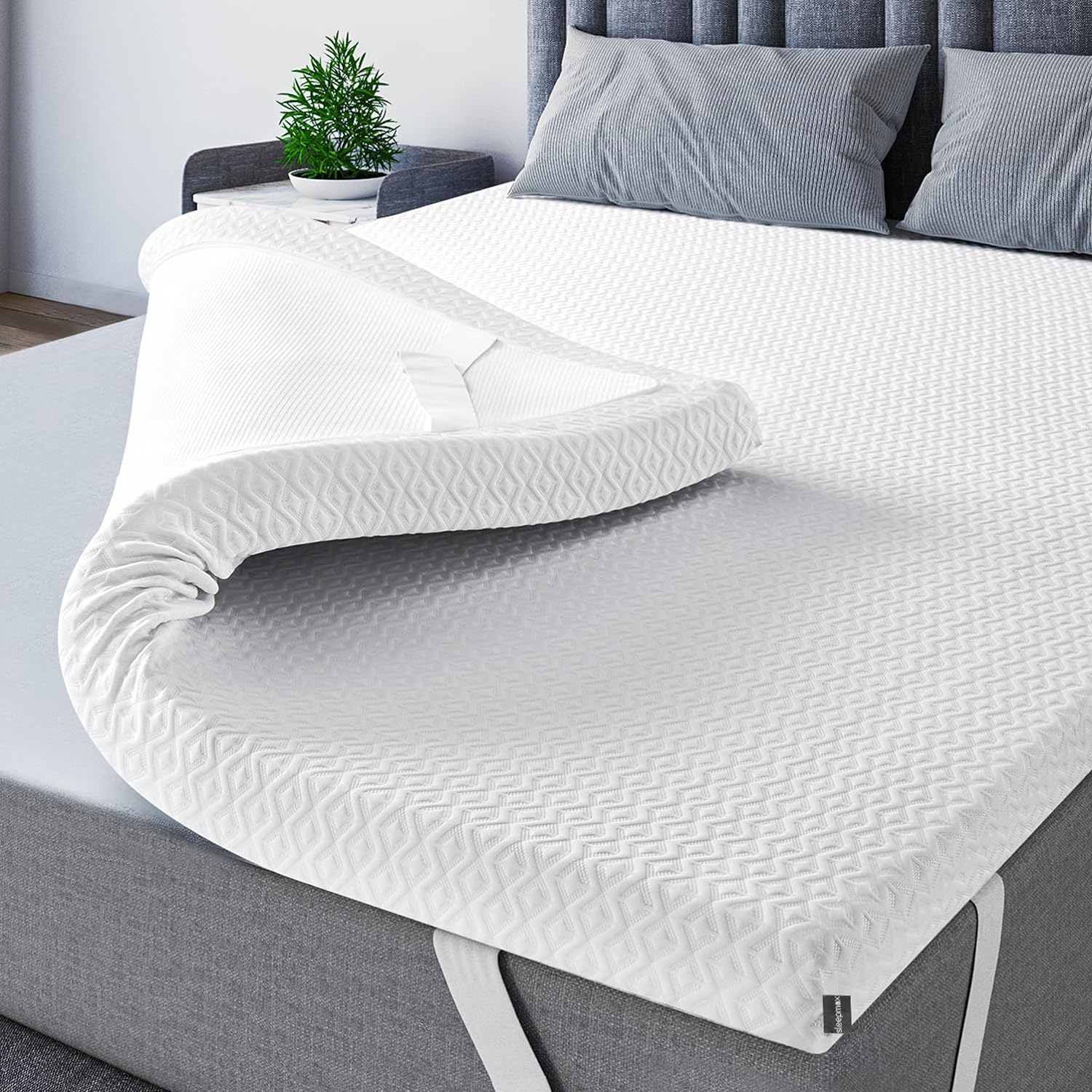 YGDU 3 Inch Gel Mattress Topper Twin Medium Soft Enhance Comfort