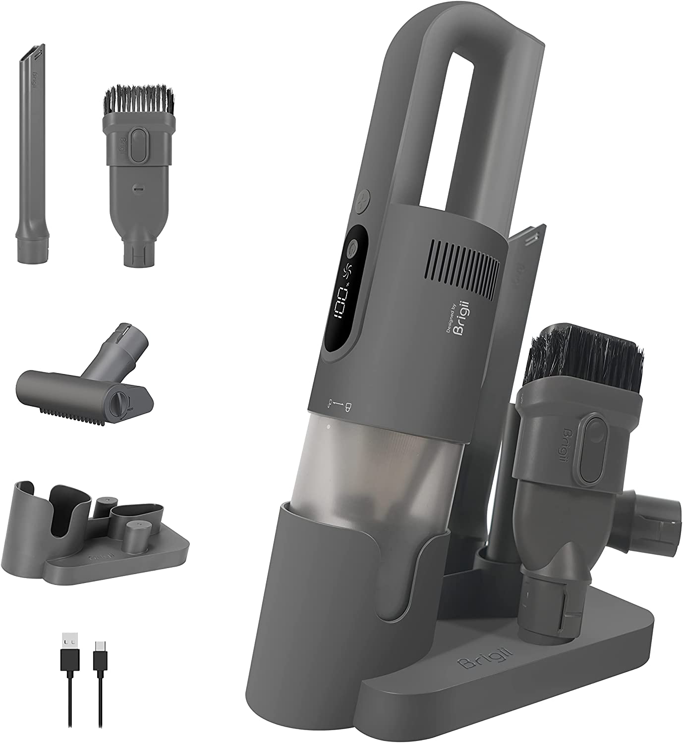 YGDU Pet Hair Vacuum with AntiTangle Hair Tool, Cordless Stairs Vacuum