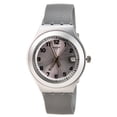thumbnail image 1 of YGS4032 Men's Silver Effect Swiss Made Aluminum Silicon Rubber Strap Watch, 1 of 3
