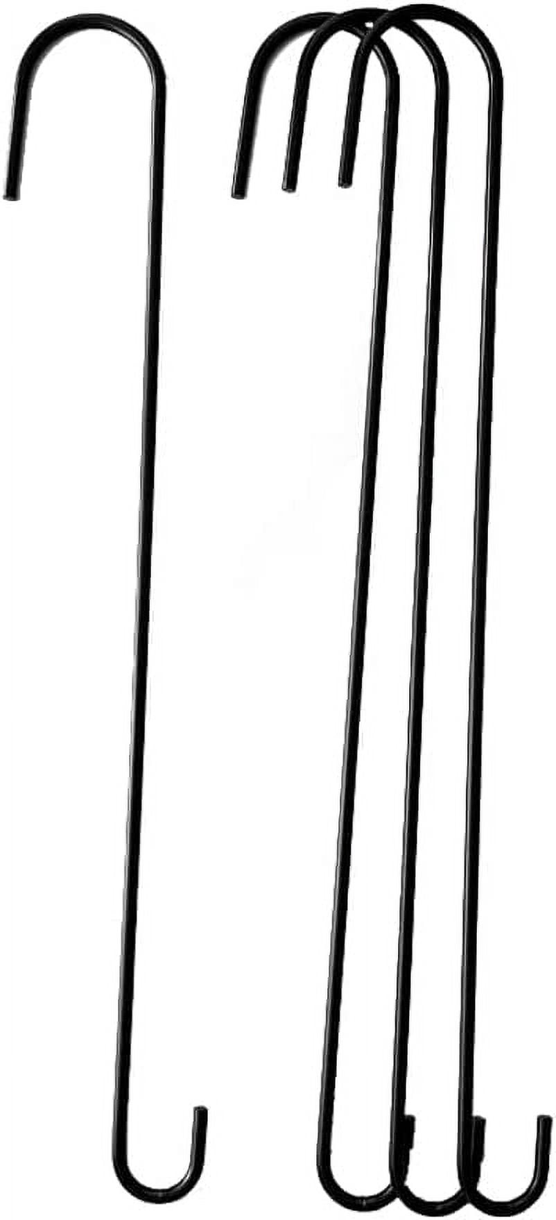 YH028 18Inch Steel Extension S Hook for Plants, Bird Feeders