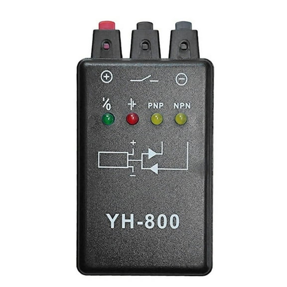 YH-800 Photoelectric Switch Tester, Proximity Switch, Magnetic Sensor PNP NPN Tester Metal Sensing Instrument 93*60*23mm