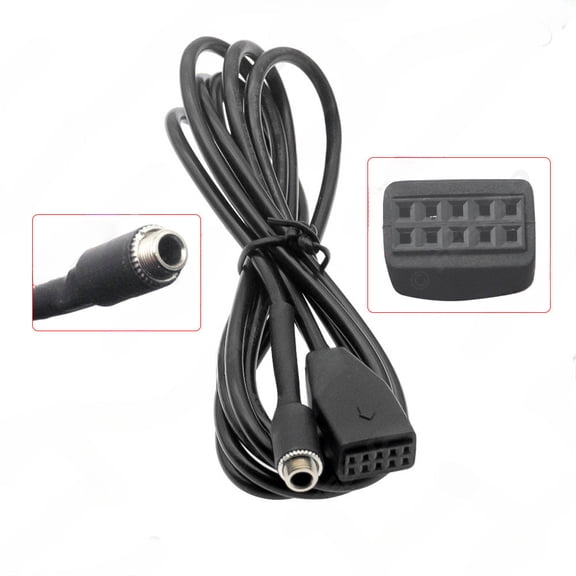 YH-Applicable to BMW BMW E46 3 Series car CD host 3.5mm female to 10-pin AUX cable Audio input cable