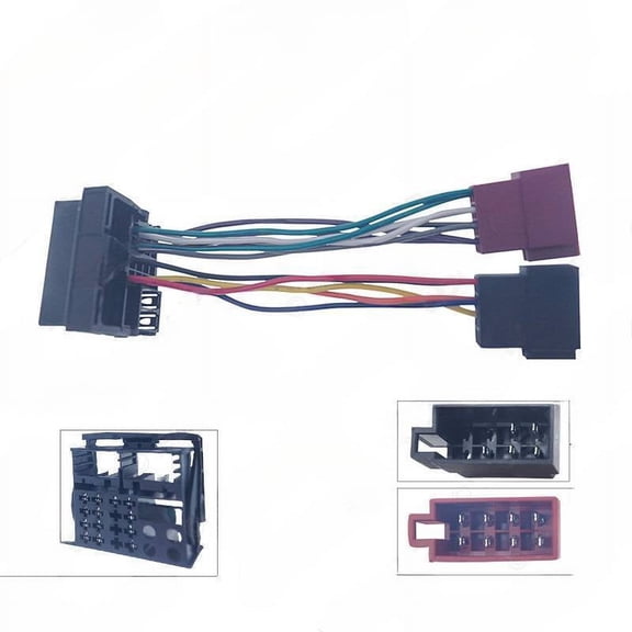 Suitable for BMW/Land Rover/Mini Car Audio CD/DVD Navigation Modification Cable ISO Audio Video Connection Cable