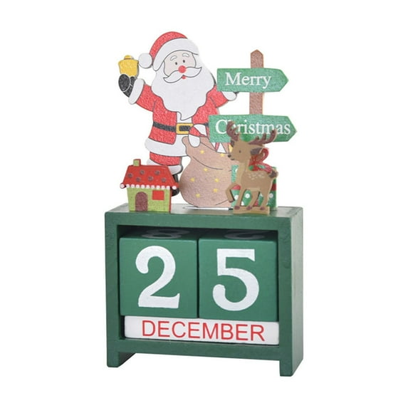YHAICO 2026 Calendar Book Calendar Pocket Calendar Dryerase Board Christmas Decorations Wooden Calendar Ornaments Christmas Gifts Snowman Mini Desktop Desktop Table