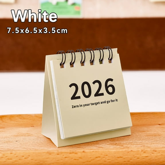 YHAICO 2026 Calendar Wall Calendar Small Calendar Whiteboard Mini Small Desk Calendar Unprinted Wind Calendar Punch Card Countdown Planner Desktop Small Ornaments